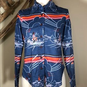 Vintage Campus Casuals Western Native American top